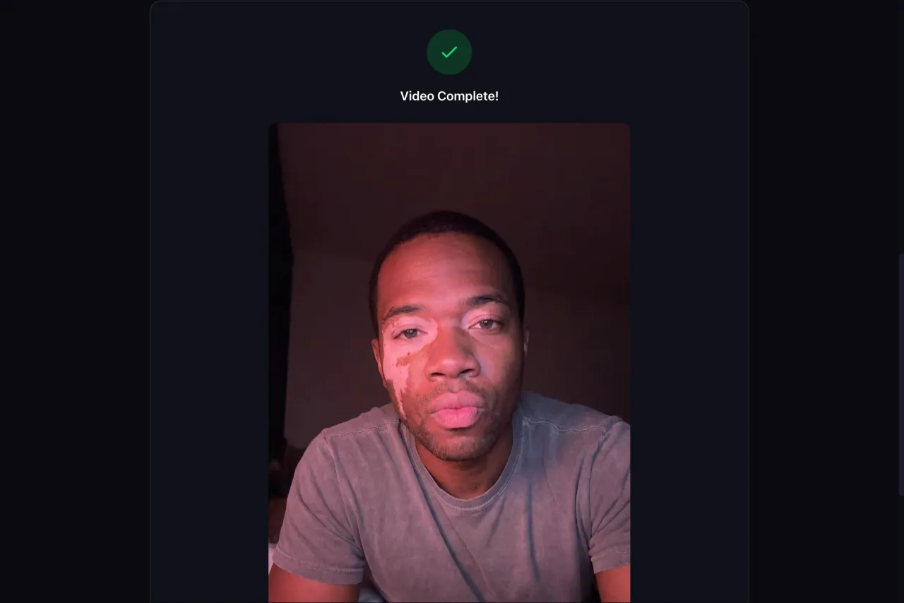 Motion clone completed showing the final result